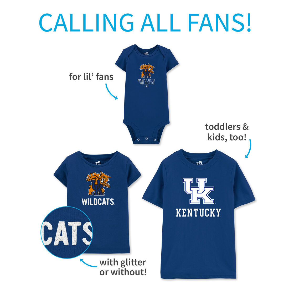 2-Piece PEAKSEASON NCAA Kentucky Wildcats Infant Apparel Set 